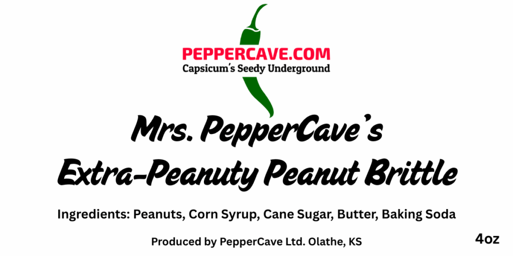 Mrs. PepperCave's Peanut Brittle